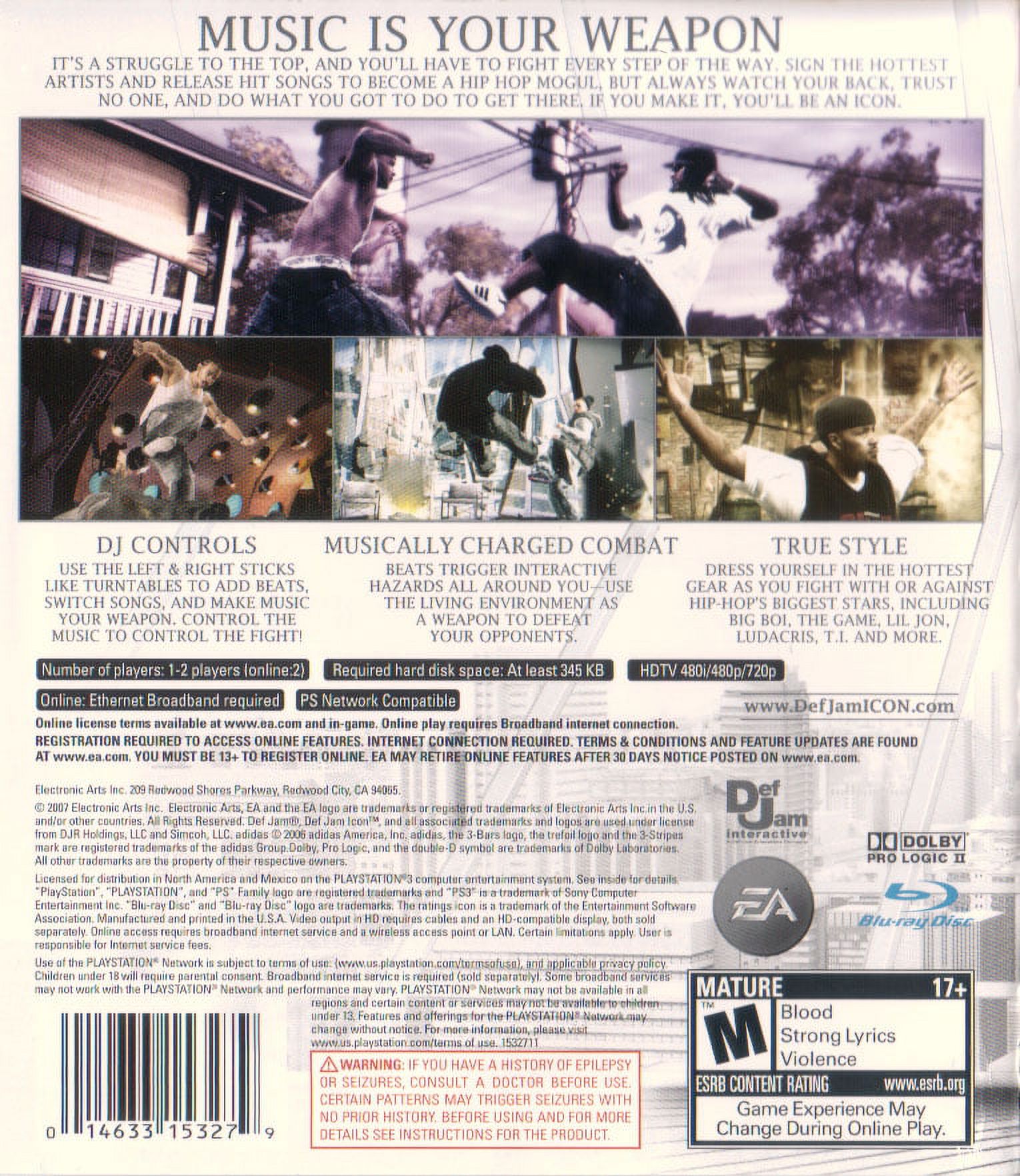 DEF JAM ICON - PlayStation 3